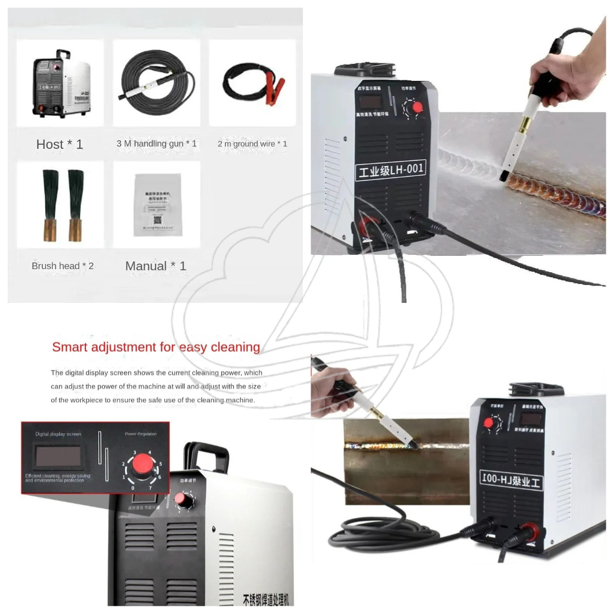 Heavy Equipment Processor - Yüksek Wattlı Kaynak Dikişi Temizleme Ekipmanı,