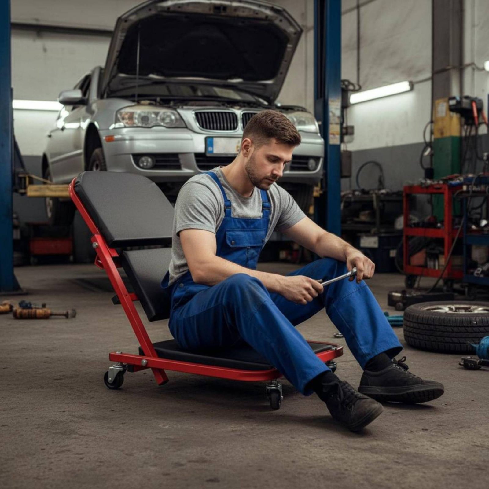 Katlanabilir Tamirci Koltuğu 2 - Heavy Equipment Repair incelemesi ve fiyatı